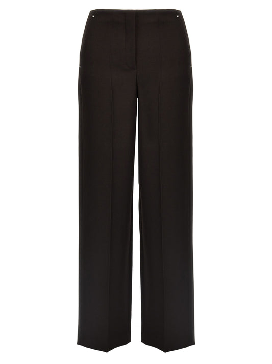 Fendi Lila Hose aus reiner Schurwolle