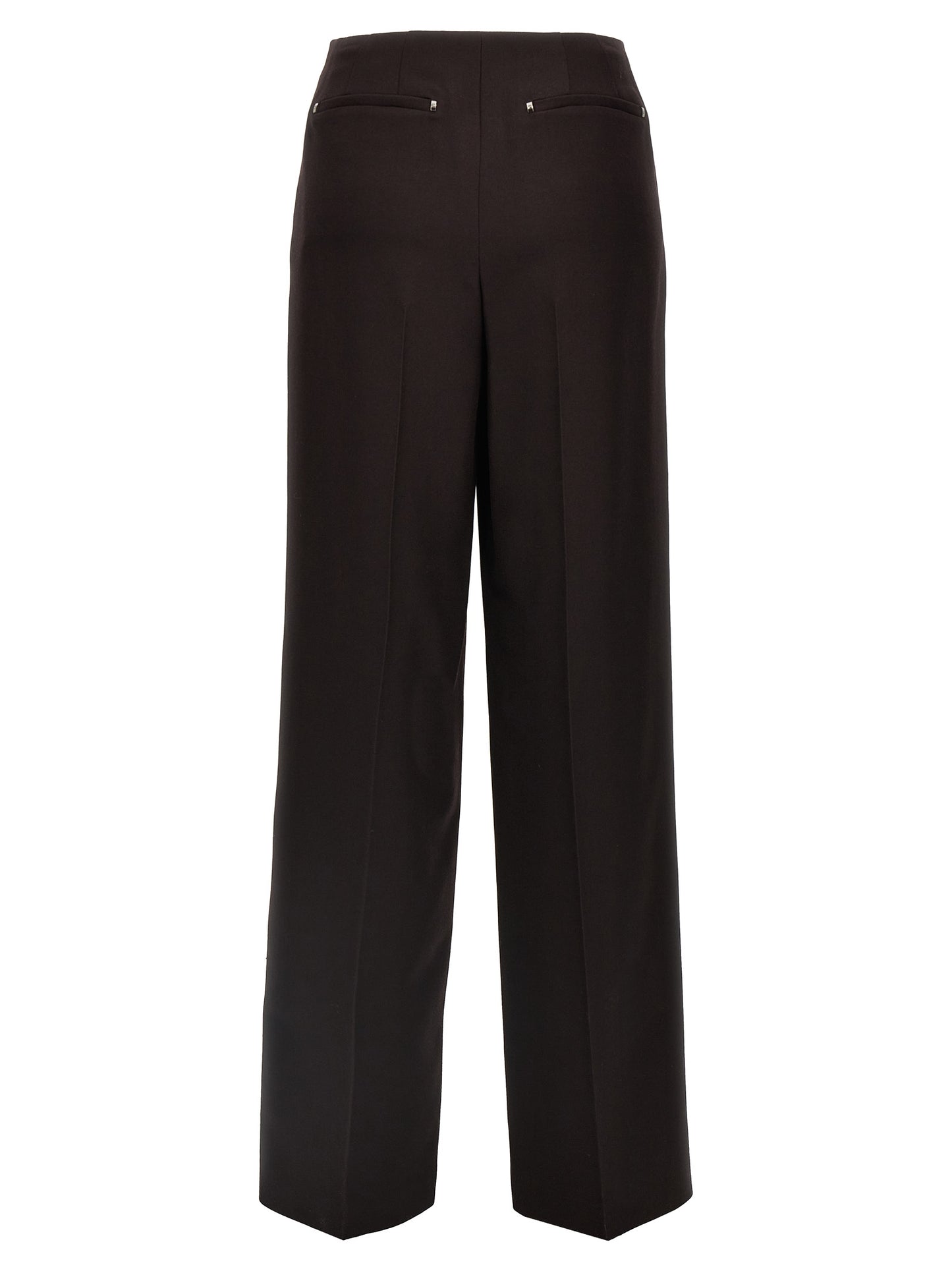 Fendi Lila Hose aus reiner Schurwolle
