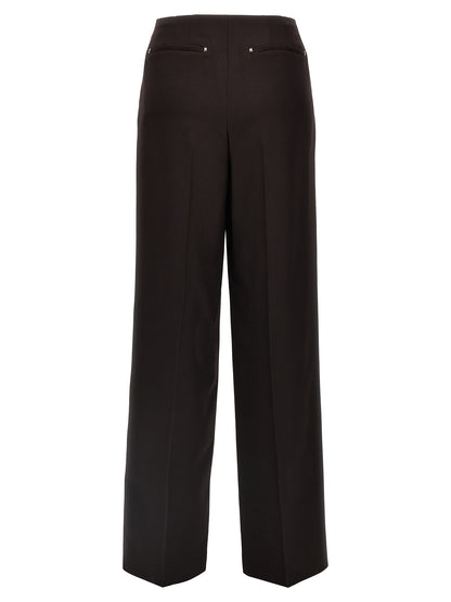 Fendi Lila Hose aus reiner Schurwolle