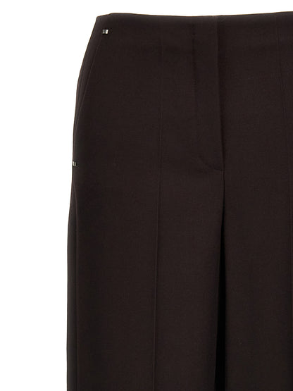 Fendi Lila Hose aus reiner Schurwolle
