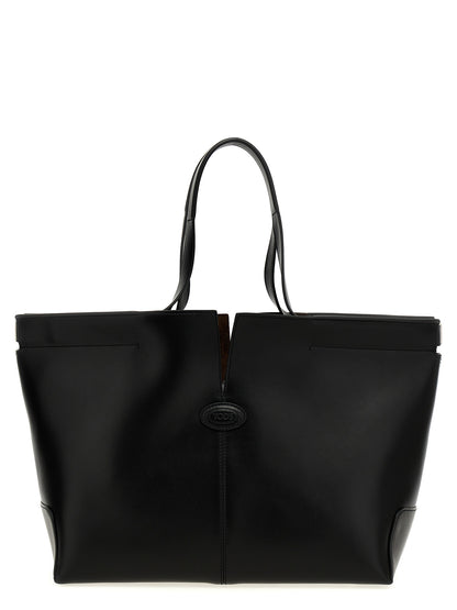 Tod's Schwarze Kalbsleder-Tasche