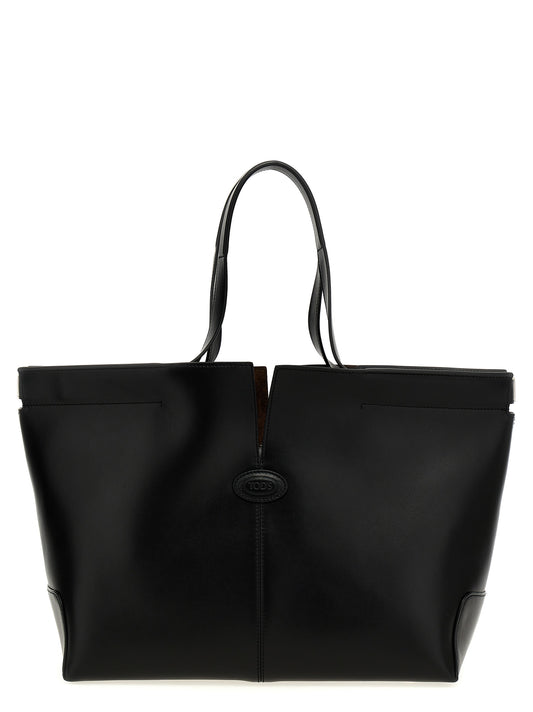 Tod's Schwarze Kalbsleder-Tasche