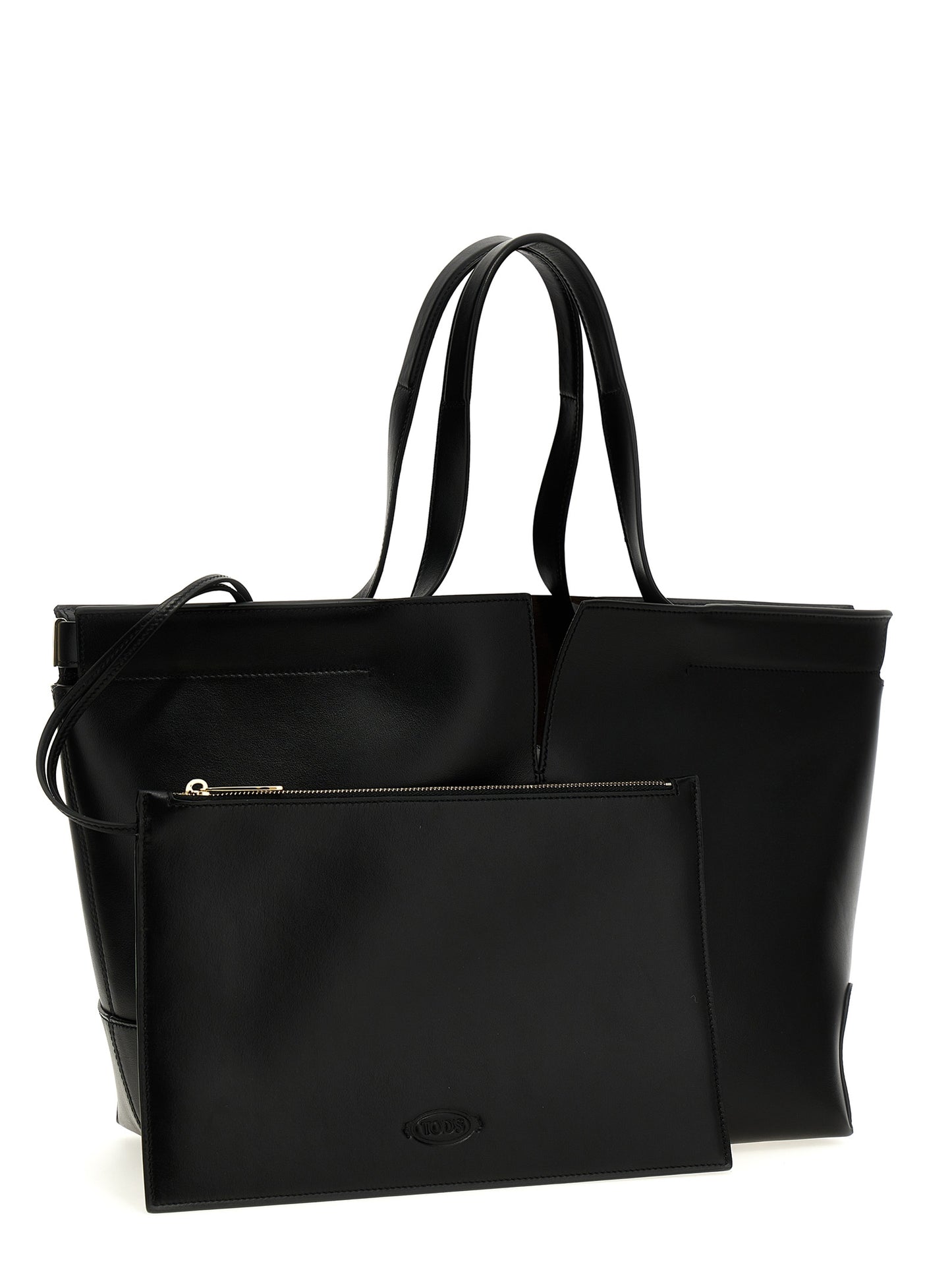 Tod's Schwarze Kalbsleder-Tasche