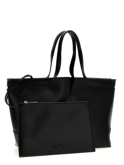 Tod's Schwarze Kalbsleder-Tasche