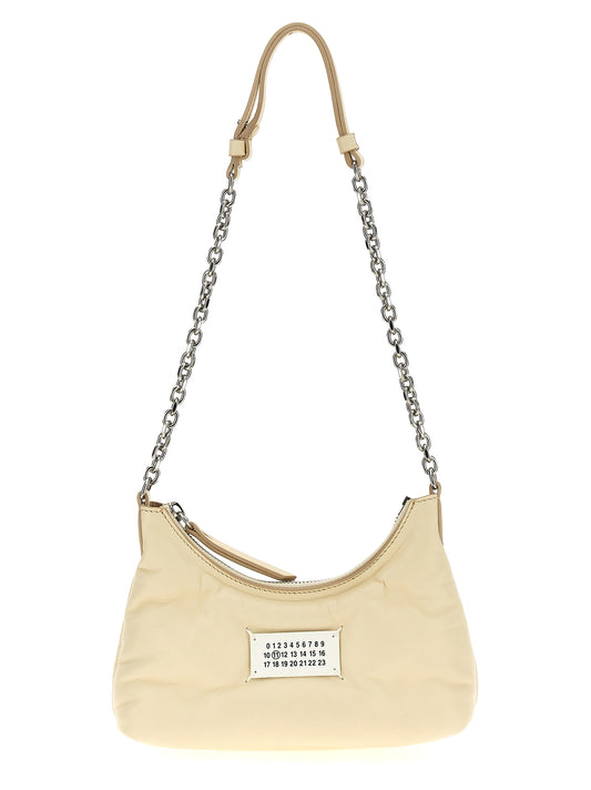Maison Margiela Weiße Lammleder-Umhängetasche