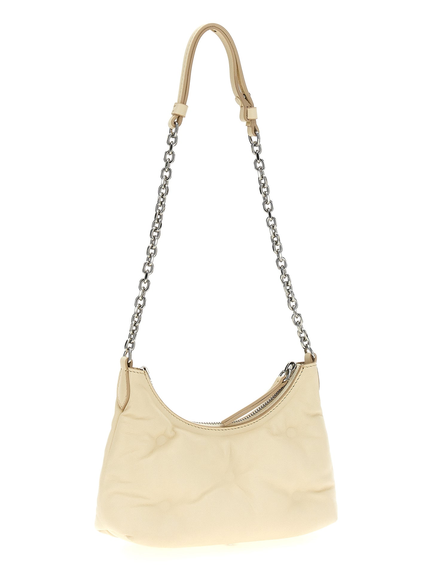 Maison Margiela Weiße Lammleder-Umhängetasche