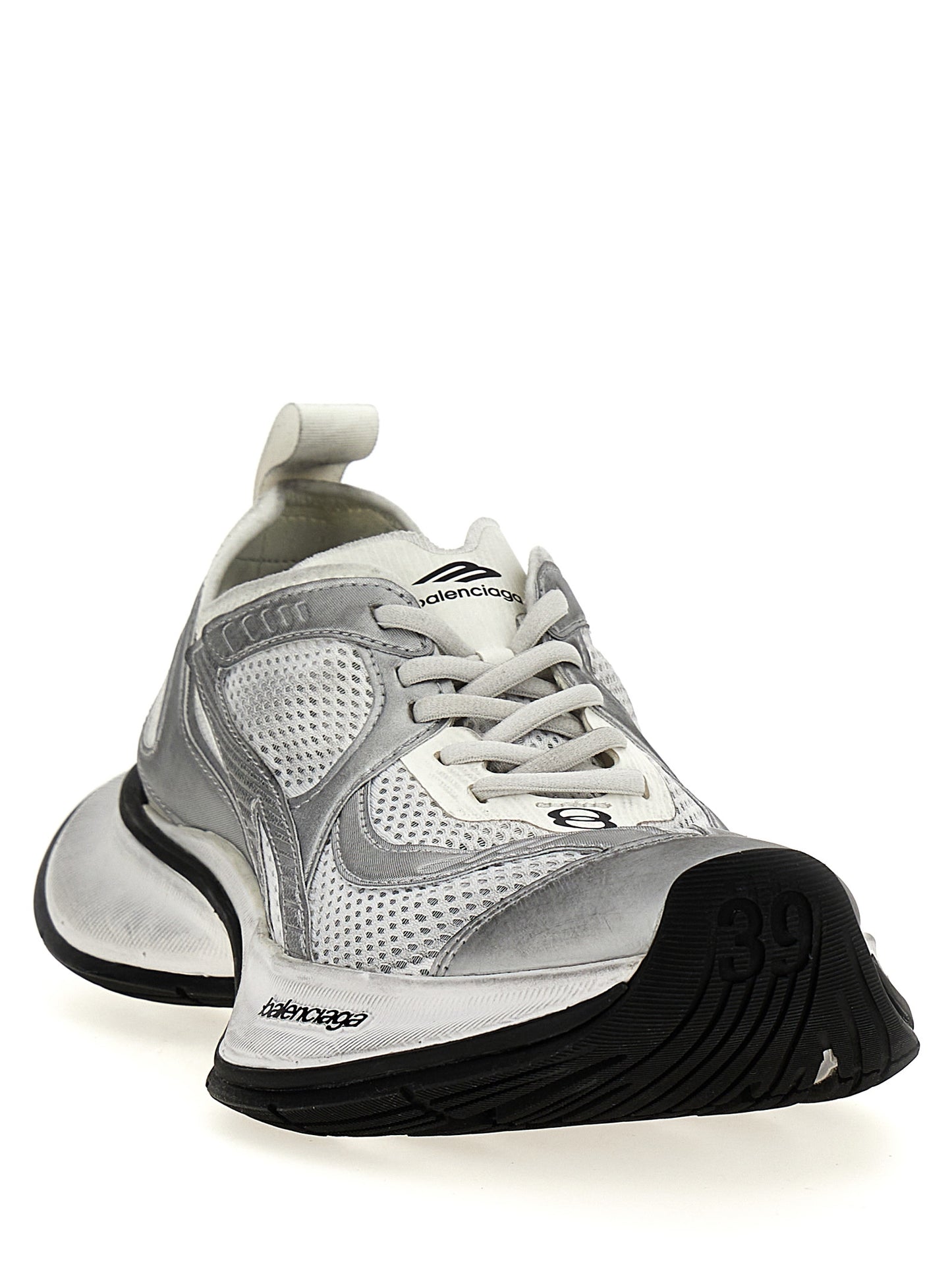 Balenciaga Graue Sportschuhe aus Polyester