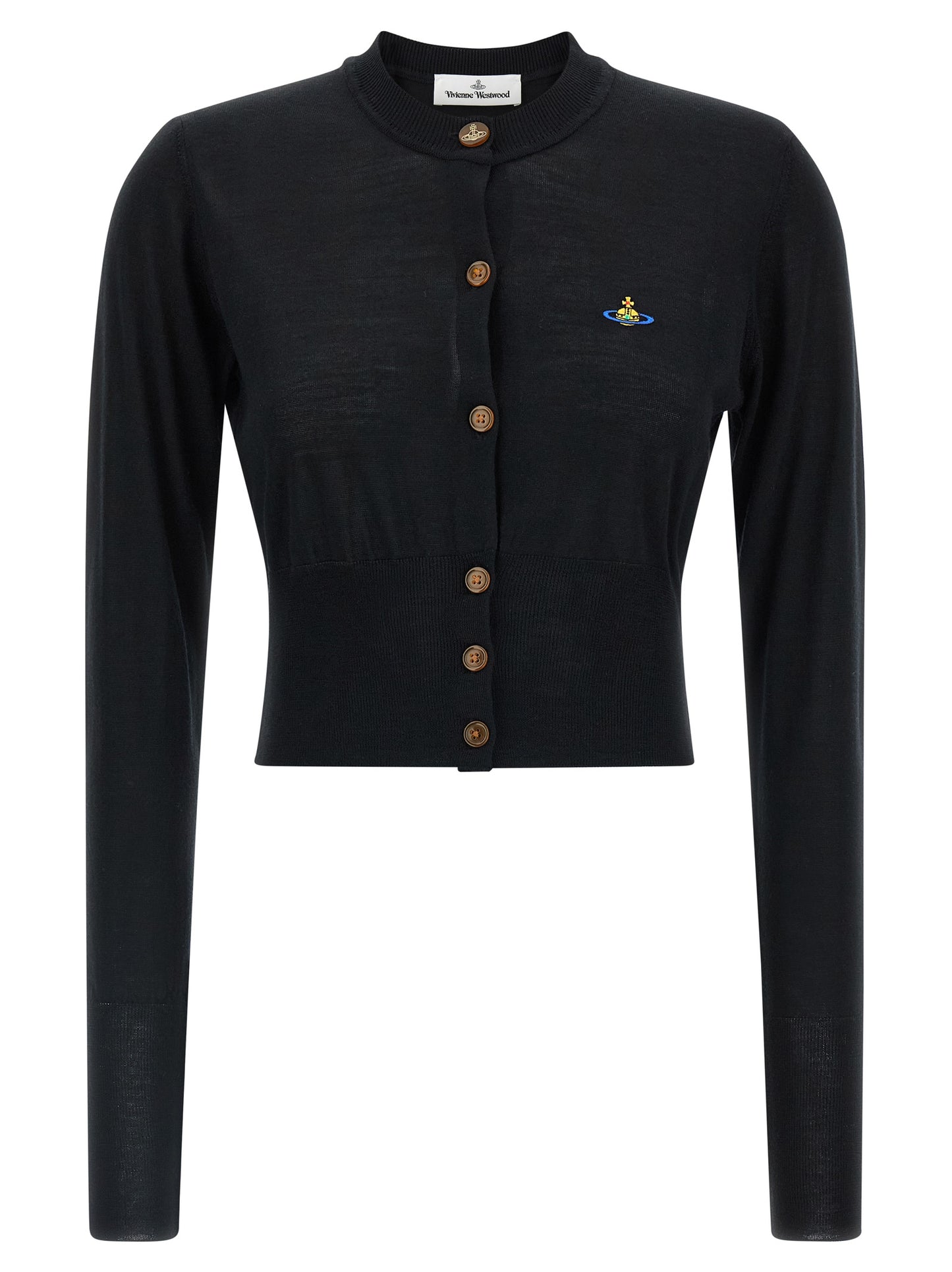 Vivienne Westwood Schwarzer Wollcardigan