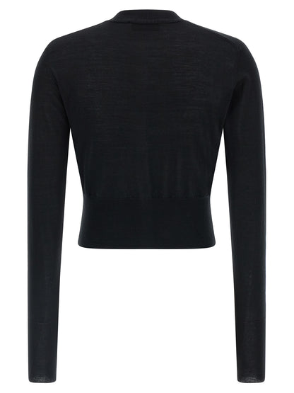 Vivienne Westwood Schwarzer Wollcardigan