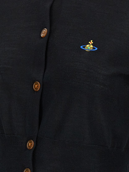 Vivienne Westwood Schwarzer Wollcardigan
