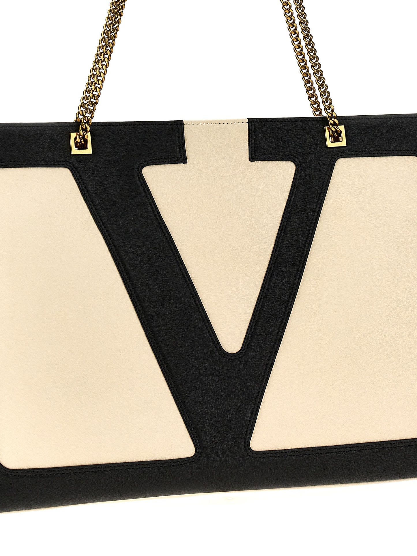 Valentino Garavani Zweifarbige Lammleder-Tasche