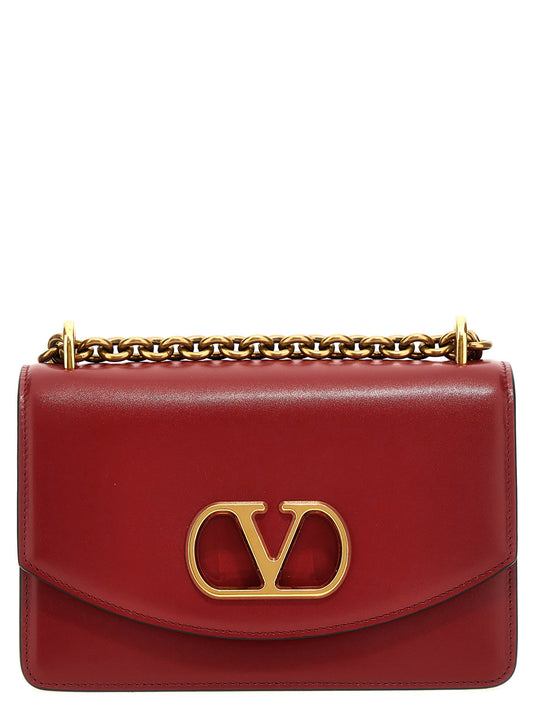 Valentino Garavani Schultertasche aus mehrfarbigem Kalbsleder