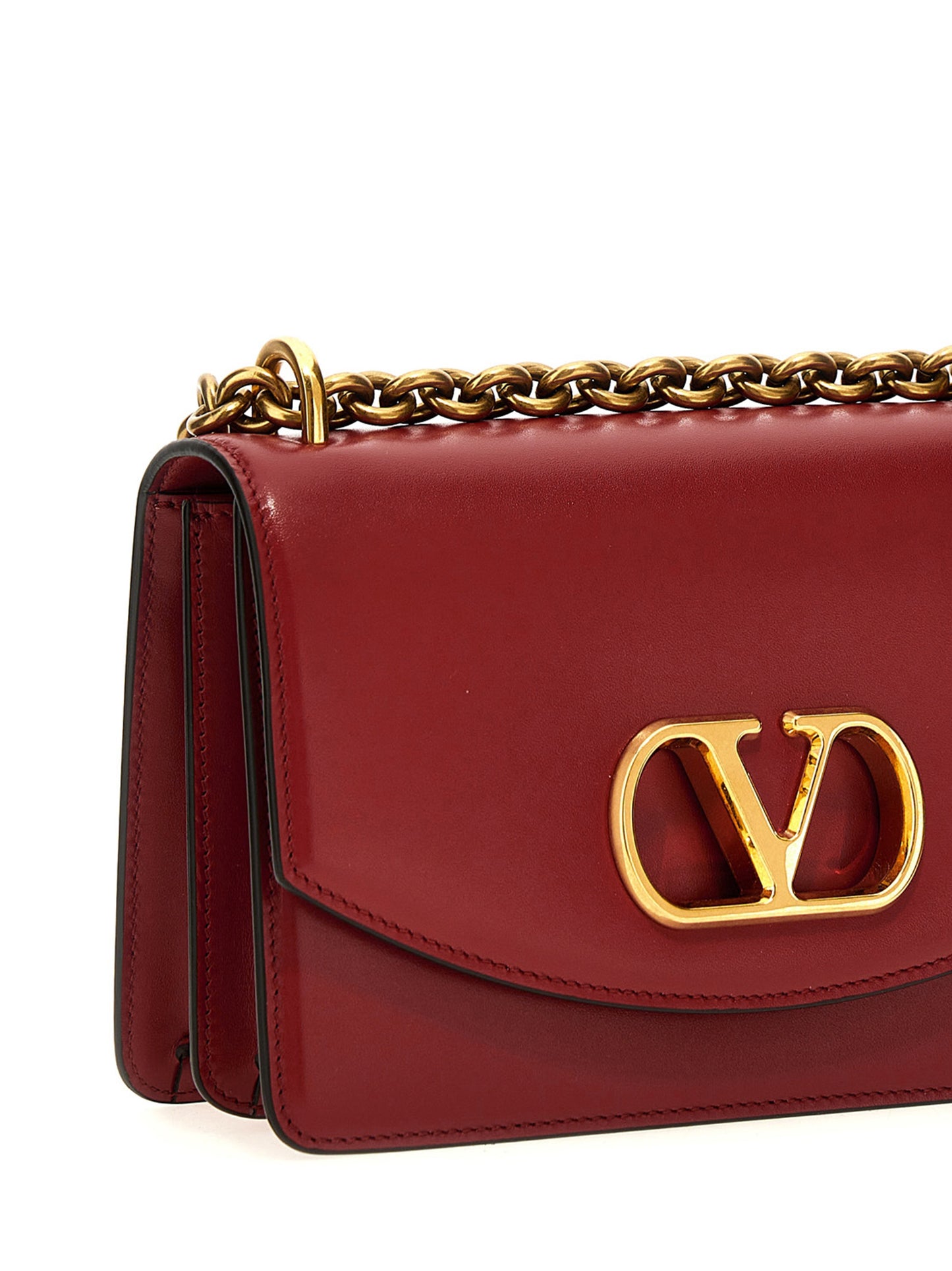 Valentino Garavani Schultertasche aus mehrfarbigem Kalbsleder