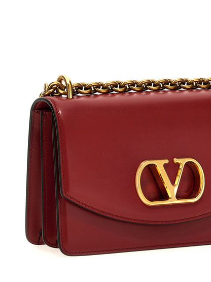 Valentino Garavani Schultertasche aus mehrfarbigem Kalbsleder