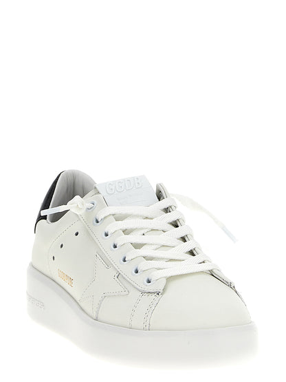 Golden Goose Schwarze Low-Top-Sneaker aus Rindsleder