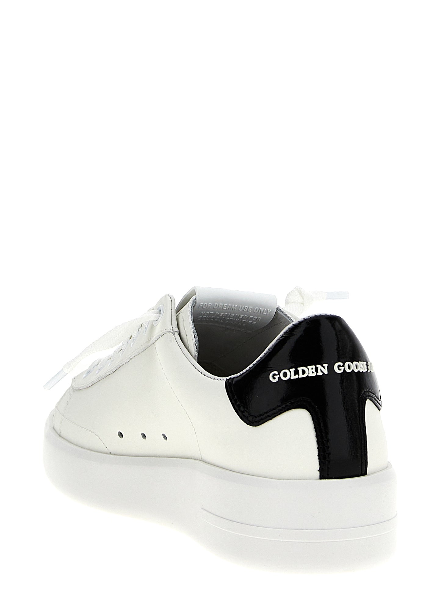 Golden Goose Schwarze Low-Top-Sneaker aus Rindsleder