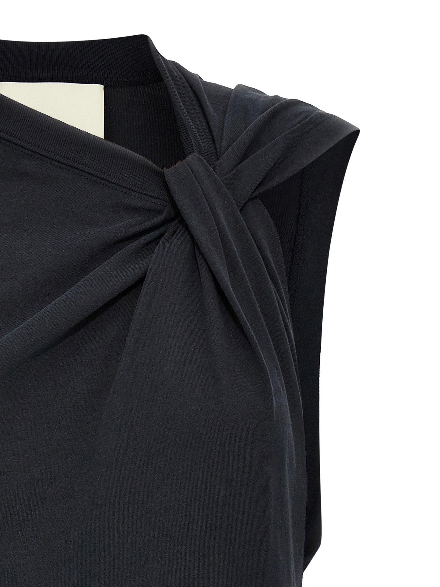Isabel Marant Schwarzes Baumwoll-T-Shirt