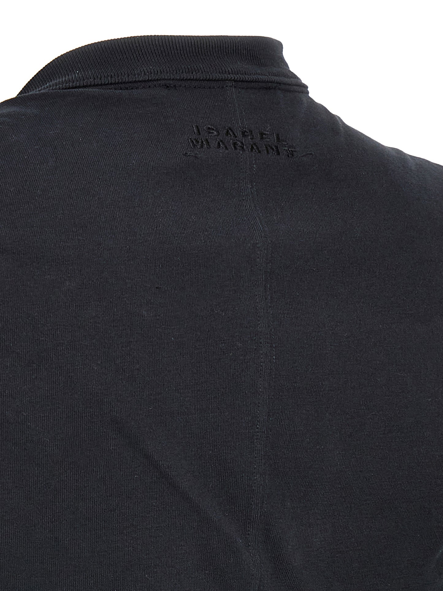 Isabel Marant Schwarzes Baumwoll-T-Shirt