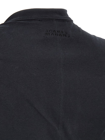 Isabel Marant Schwarzes Baumwoll-T-Shirt