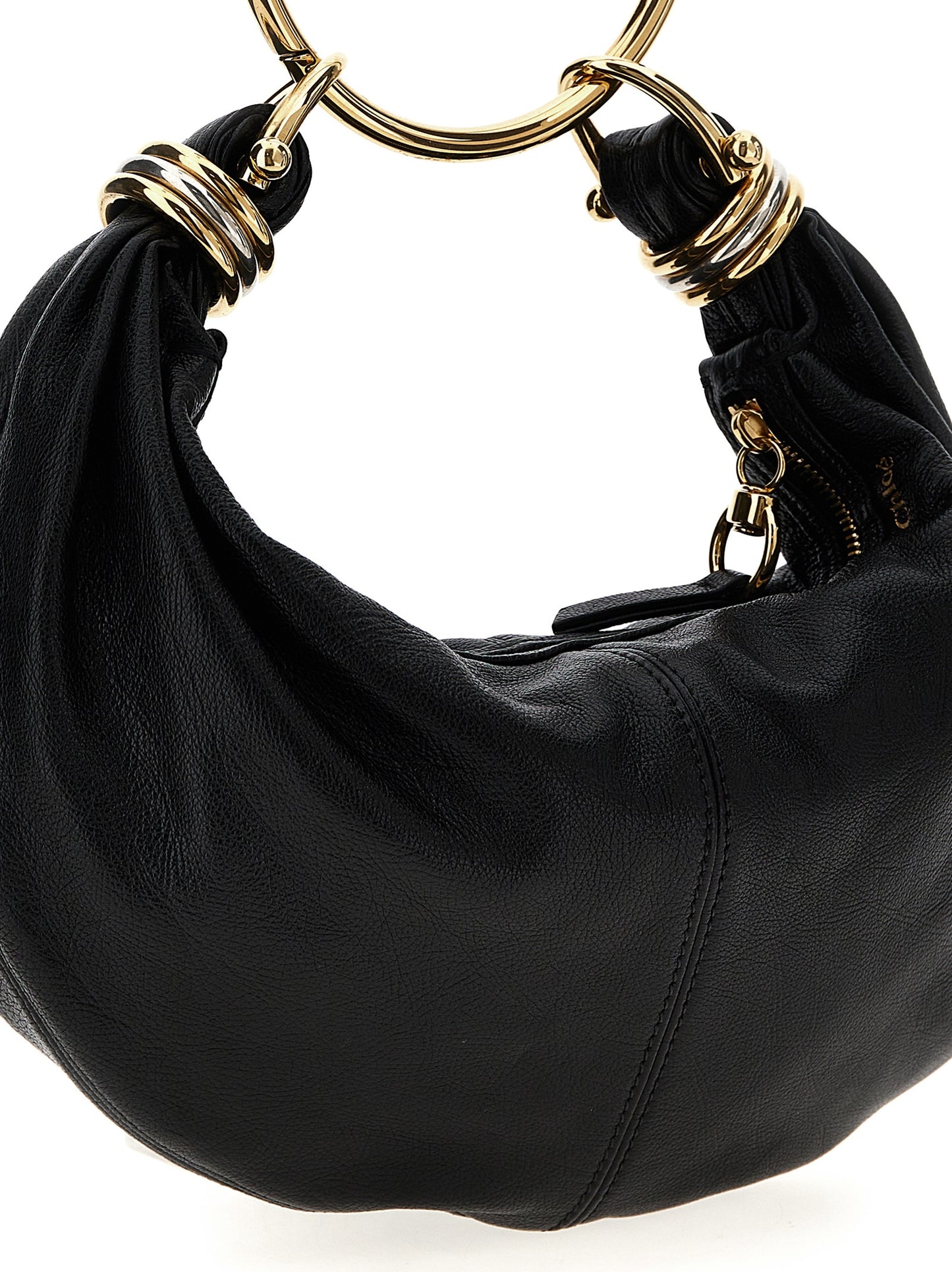 Chloé Schwarze Kalbsleder-Handtasche