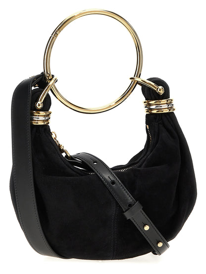 Chloé Schwarze Ziegenleder-Handtasche