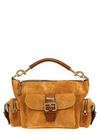 Chloé Braunes Kalbsleder Damen Crossbody Tasche