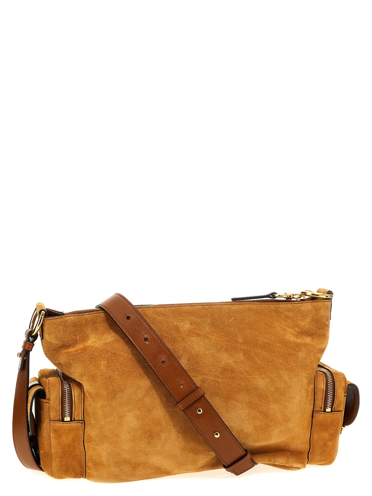 Chloé Braunes Kalbsleder Damen Crossbody Tasche