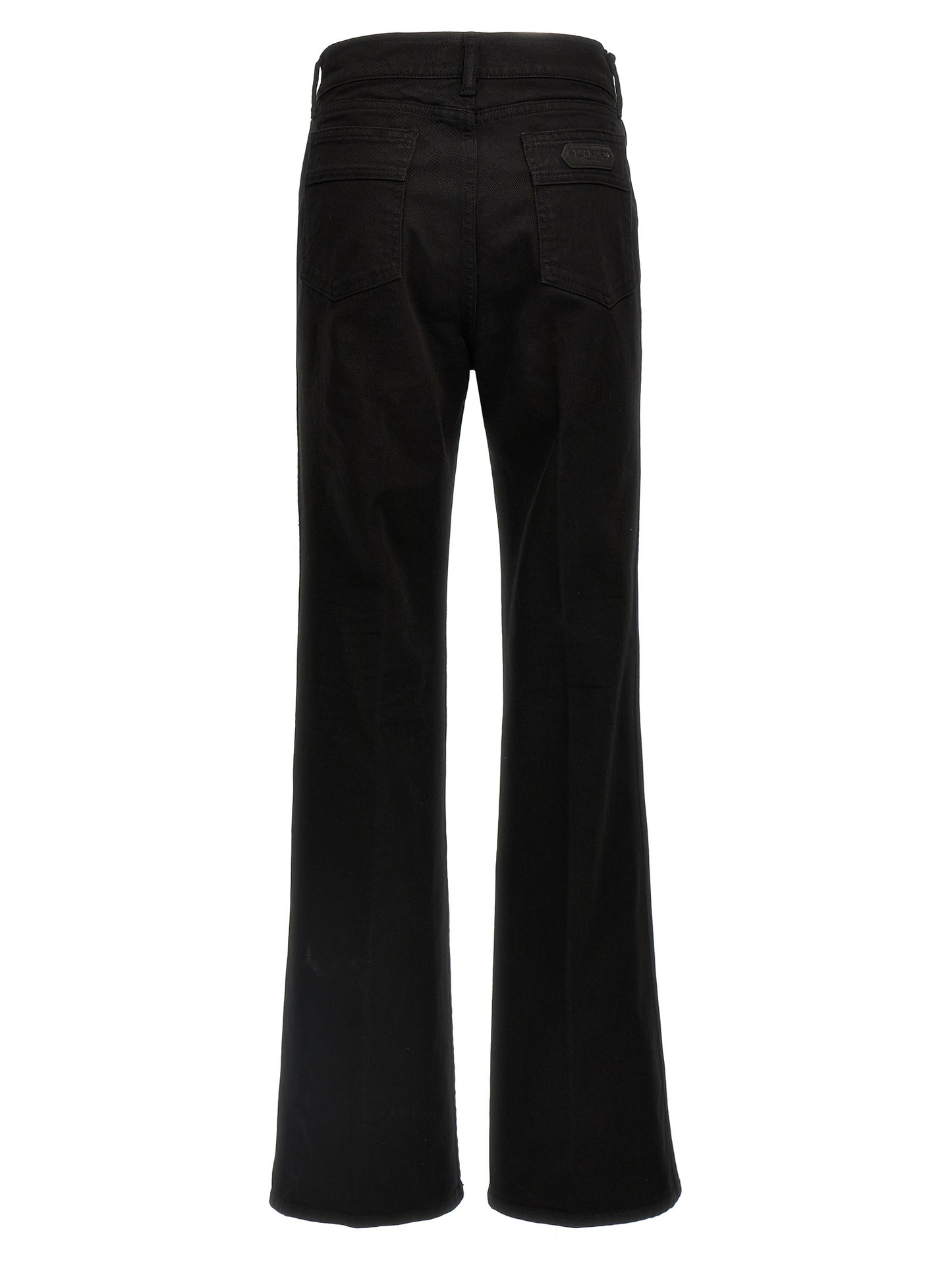 Tom Ford Schwarze Baumwoll-Schlagjeans