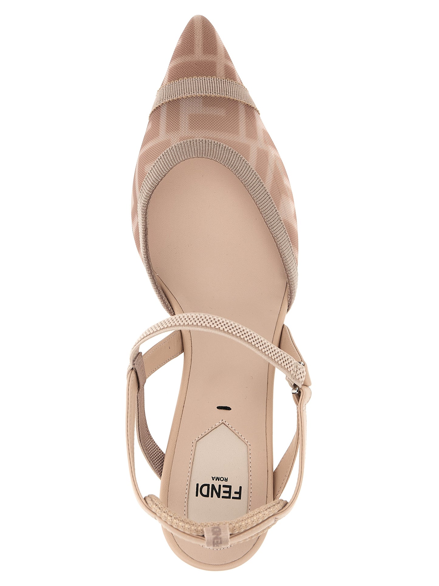 Fendi Pumps mit mittlerem Absatz aus mehrfarbigem Polyamid