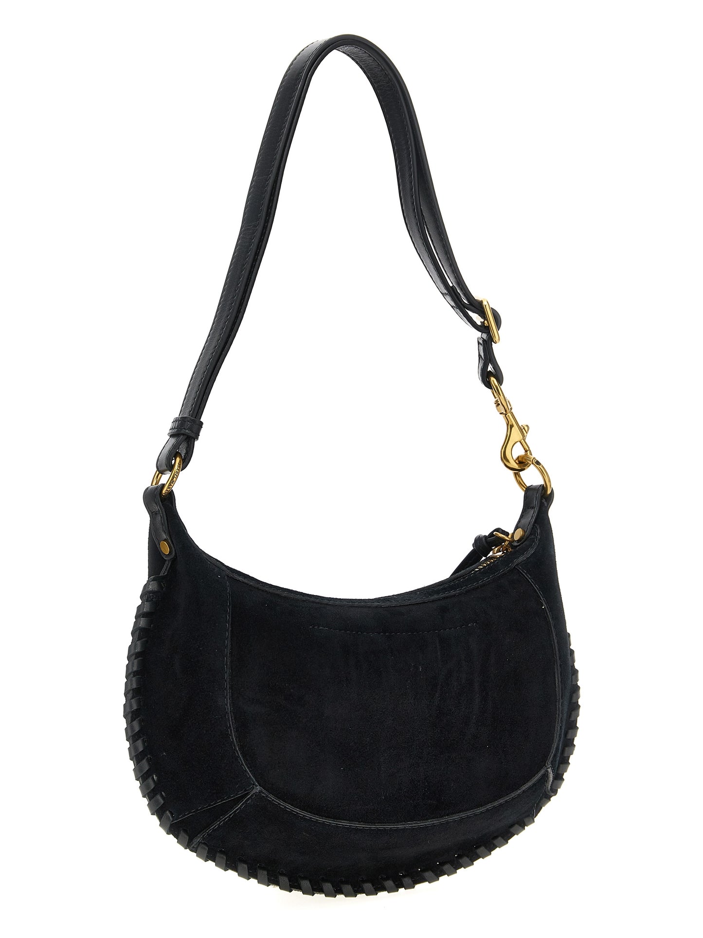 Isabel Marant Schwarze Kalbsleder-Schultertasche