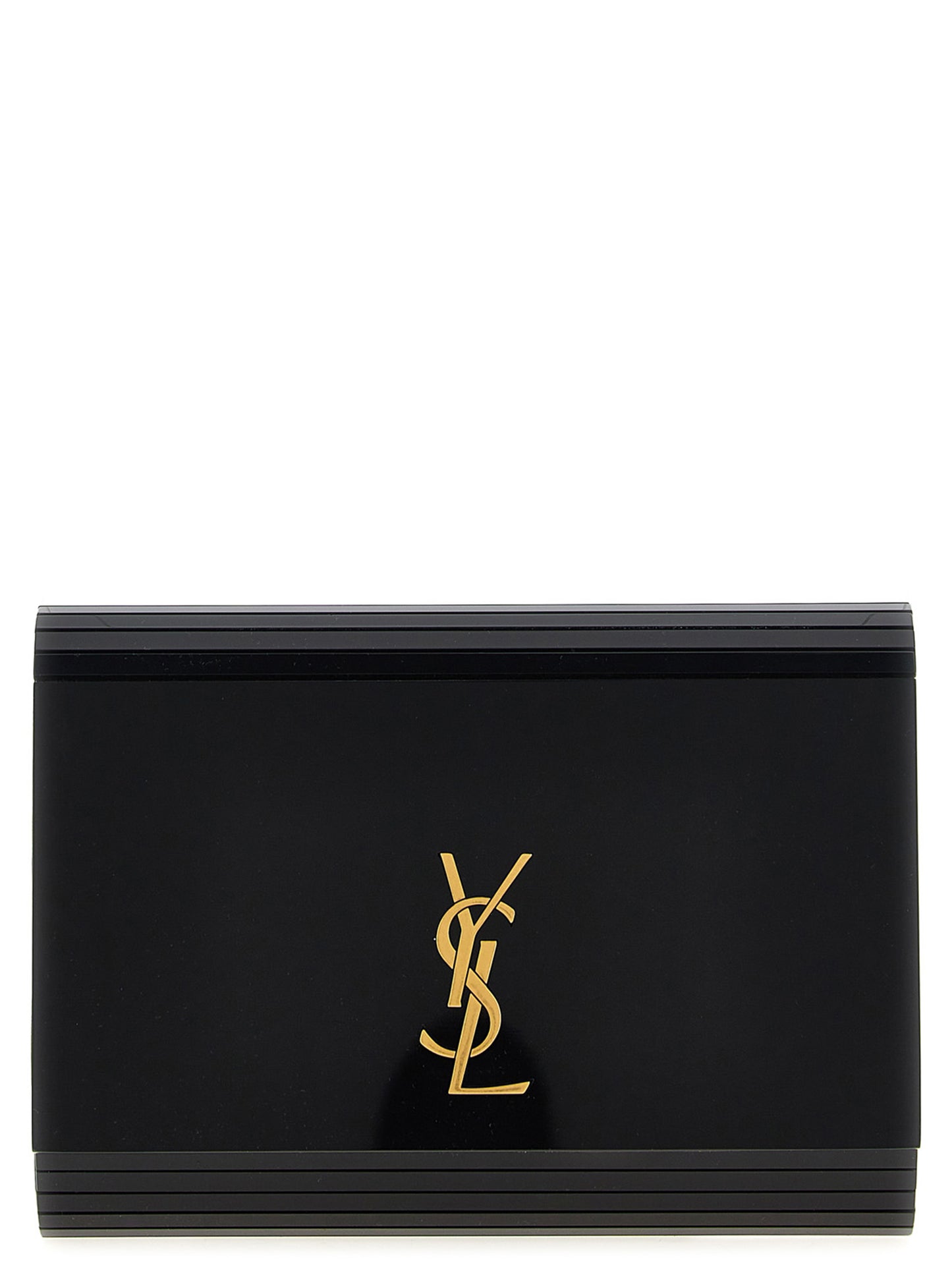 Saint Laurent Schwarze Plexiglas Umhängetasche