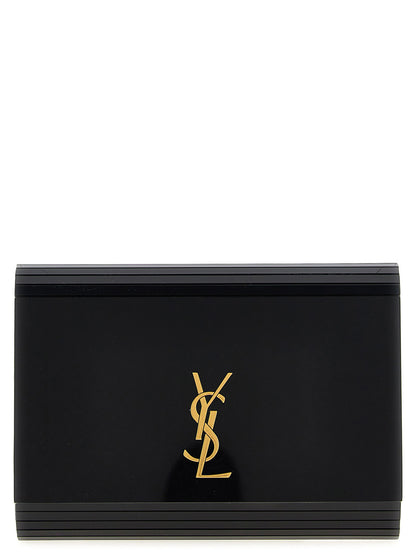 Saint Laurent Schwarze Plexiglas Umhängetasche
