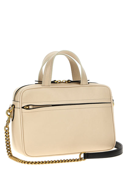 Valentino Garavani Zweifarbige Lammleder-Handtasche