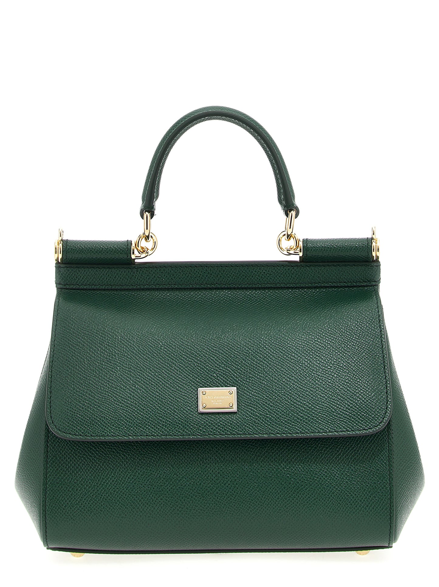 Dolce & Gabbana Zweifarbige Kalbsleder-Handtasche
