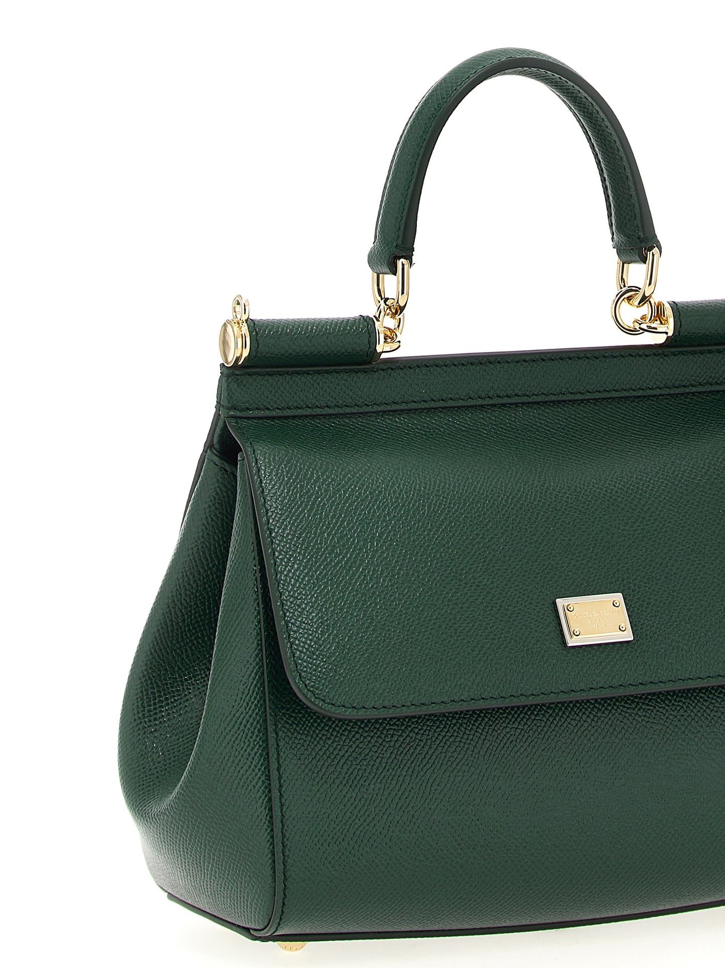 Dolce & Gabbana Zweifarbige Kalbsleder-Handtasche