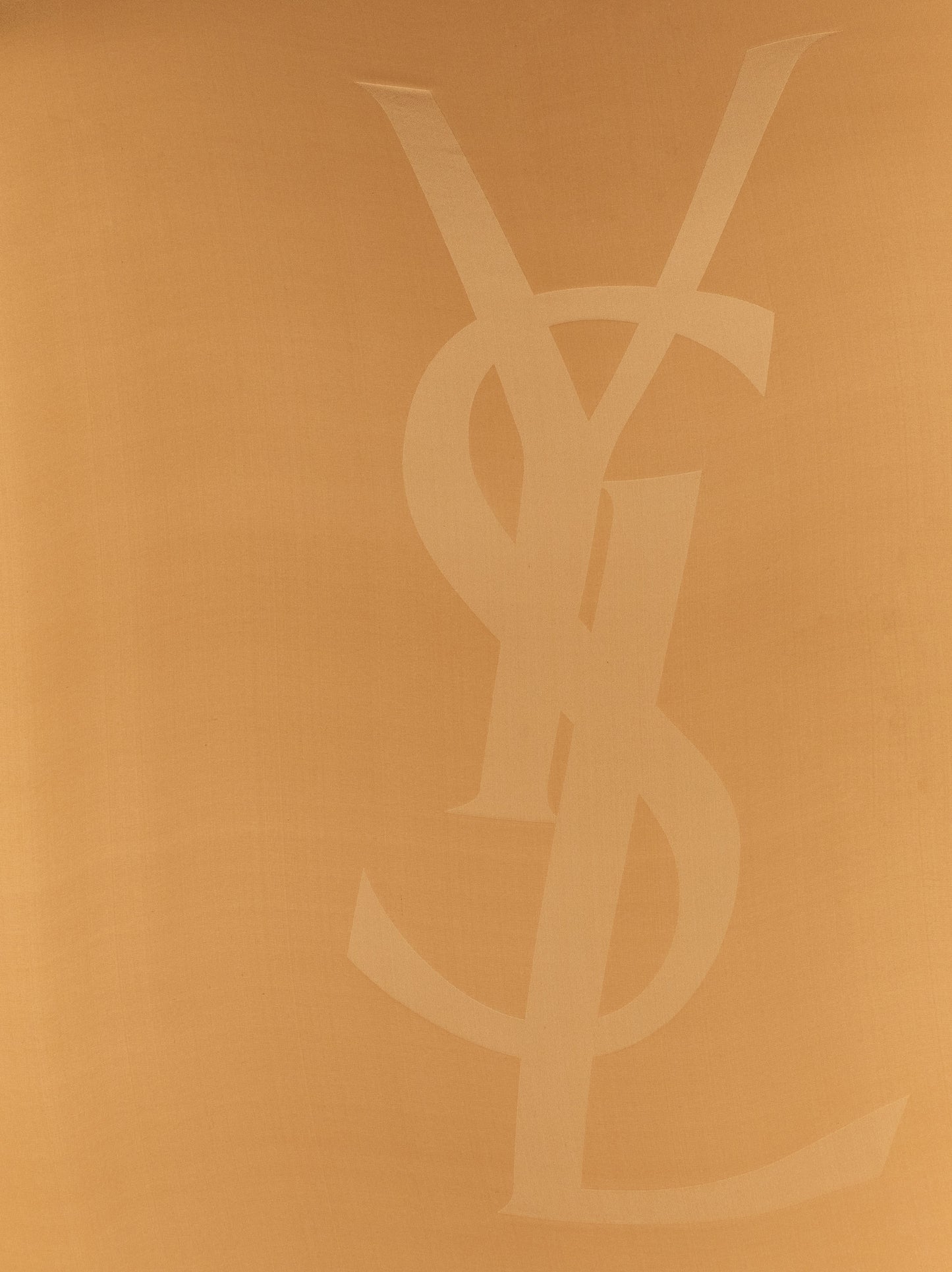 Saint Laurent Beige Seidenschal