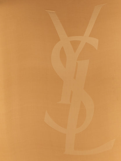 Saint Laurent Beige Seidenschal