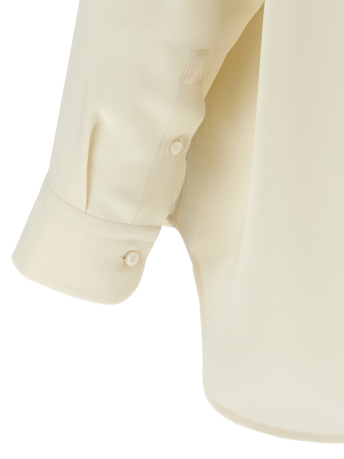 Brioni Seidenbluse in Weiß