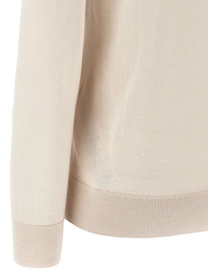 Brioni Beige Kaschmir-Poloshirt