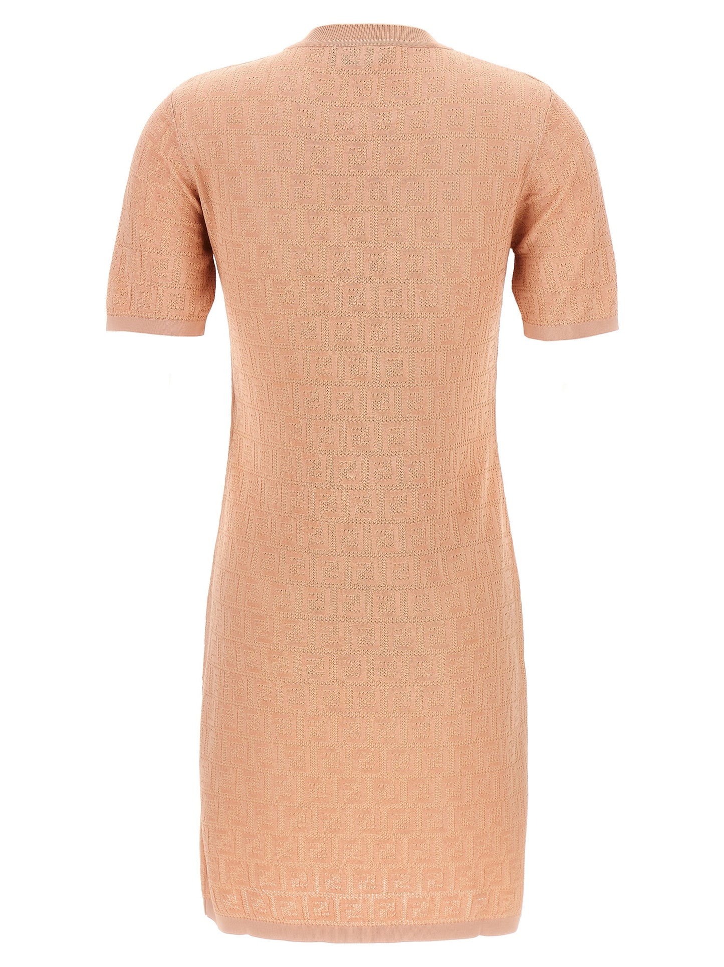 Fendi Kurzes Kleid aus mehrfarbiger Baumwolle
