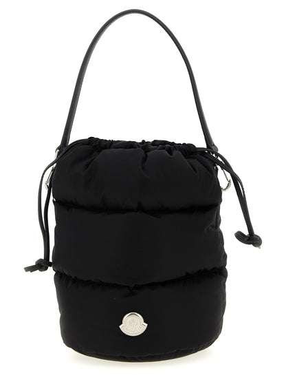 Moncler Schwarze Schultertasche aus Polyamid