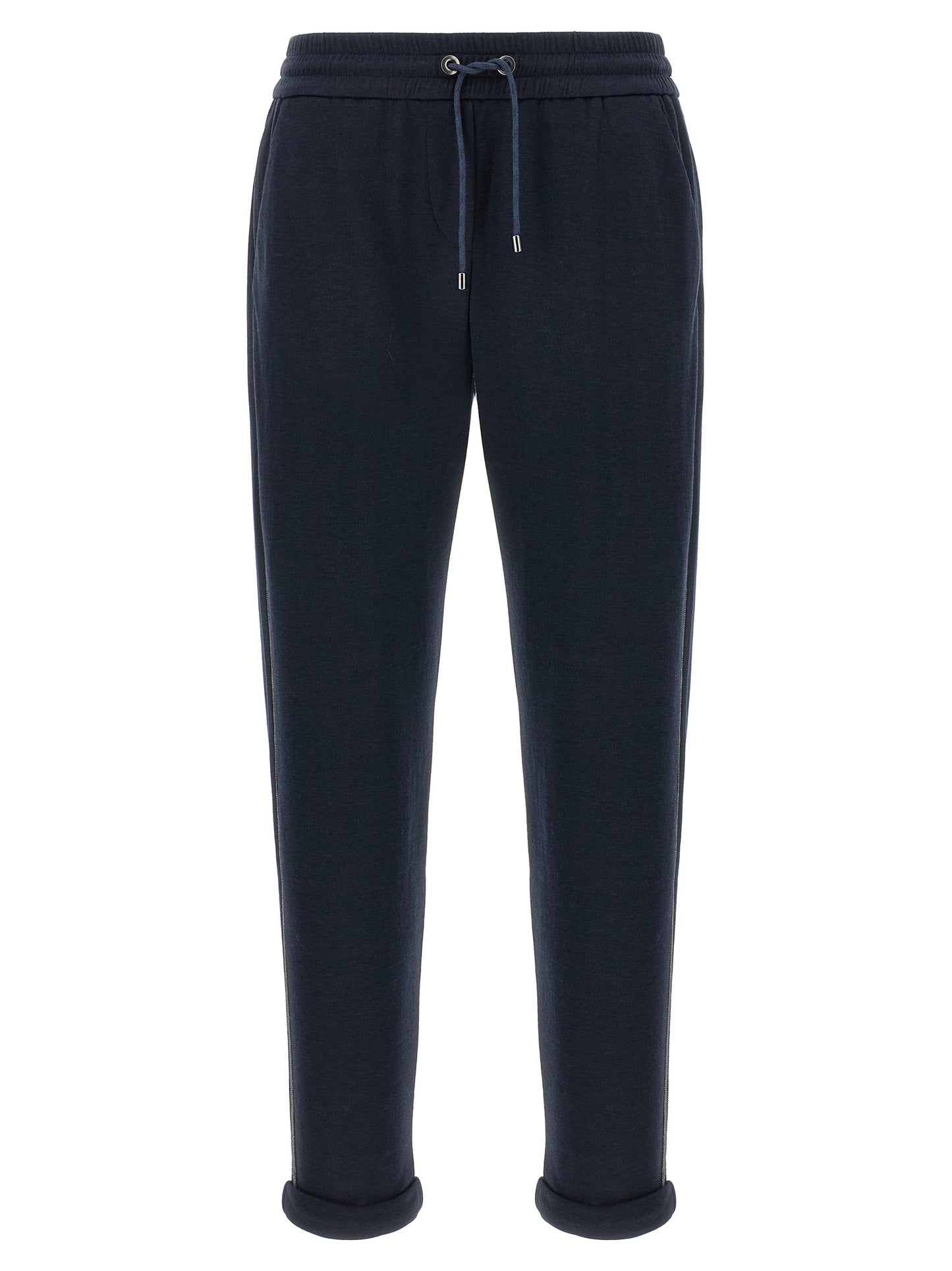 Brunello Cucinelli Blaue Baumwoll-Jogginghose (Trainingshose)