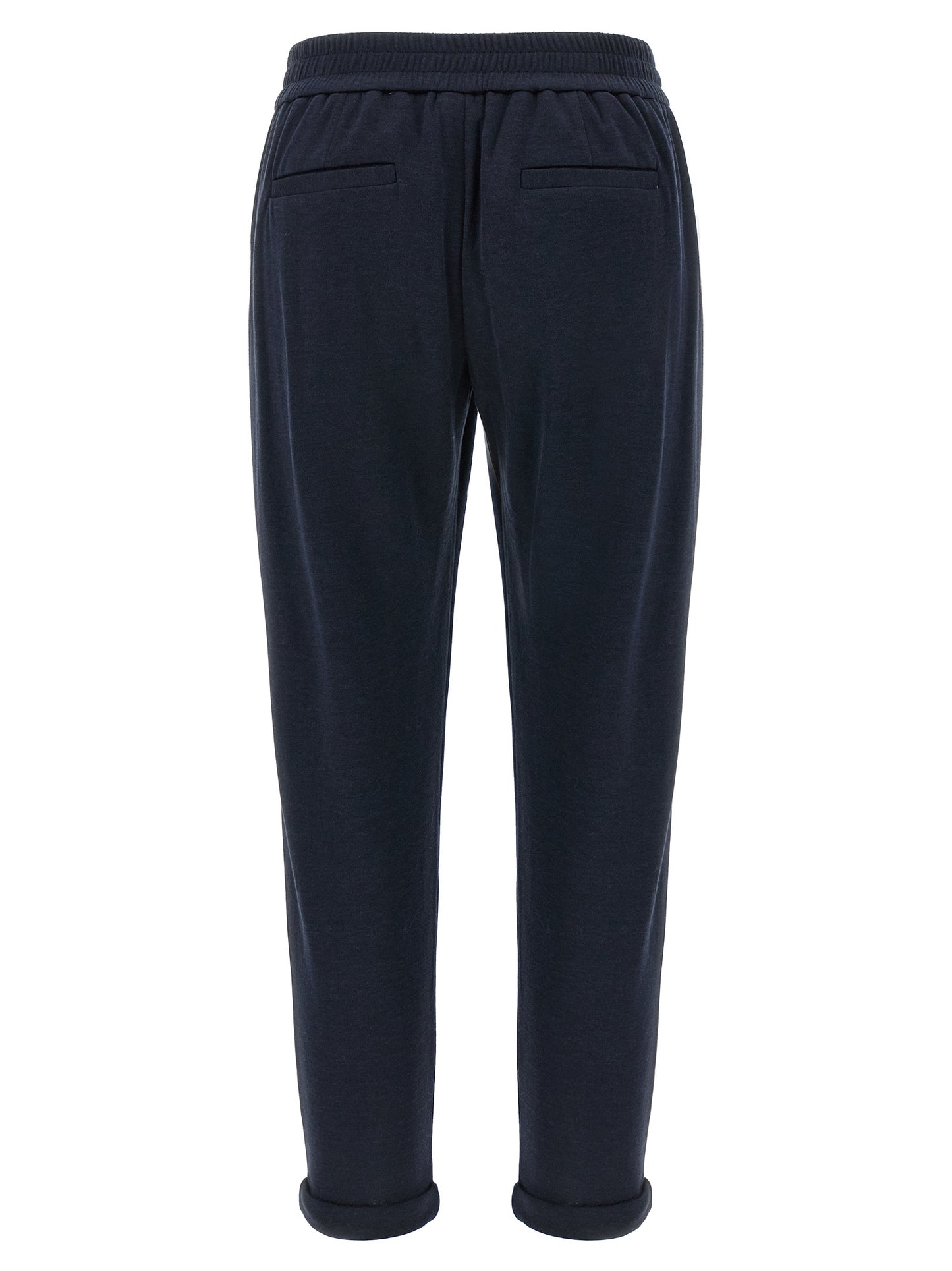 Brunello Cucinelli Blaue Baumwoll-Jogginghose (Trainingshose)