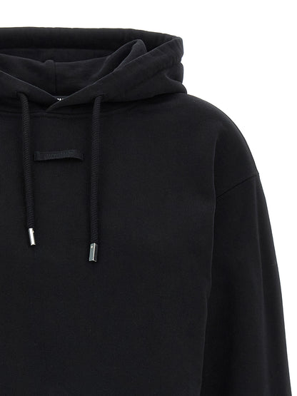Jacquemus Schwarzer Baumwoll-Hoodie