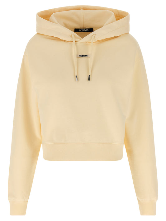 Jacquemus Beige Baumwoll-Kapuzenpullover