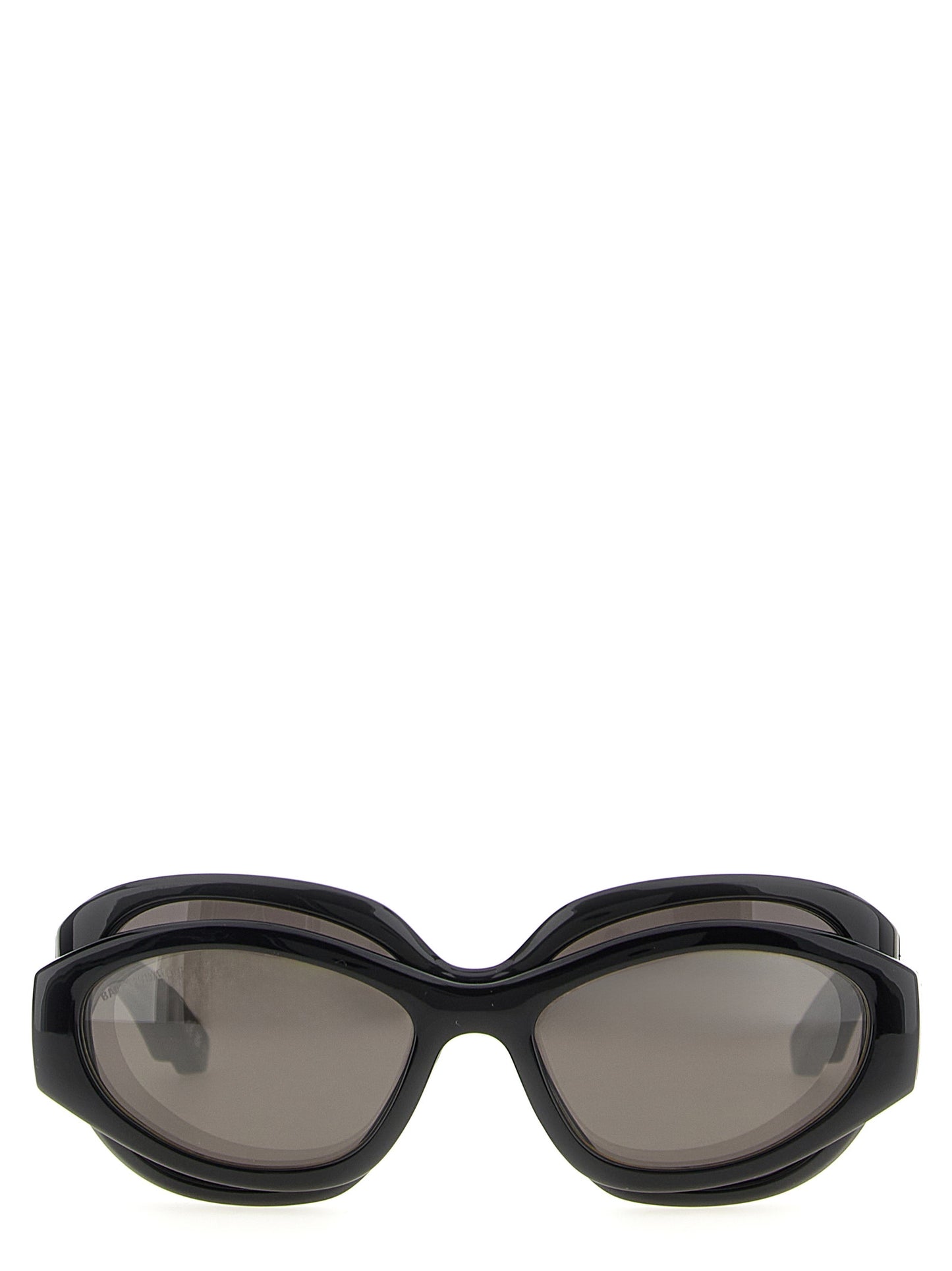 Balenciaga Schwarze Sonnenbrille aus Polyamid