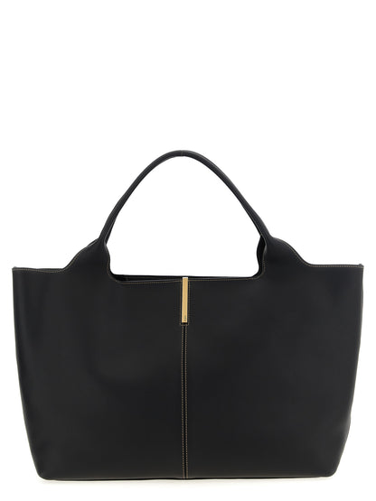 Tod's Schwarze Kalbsleder-Tasche