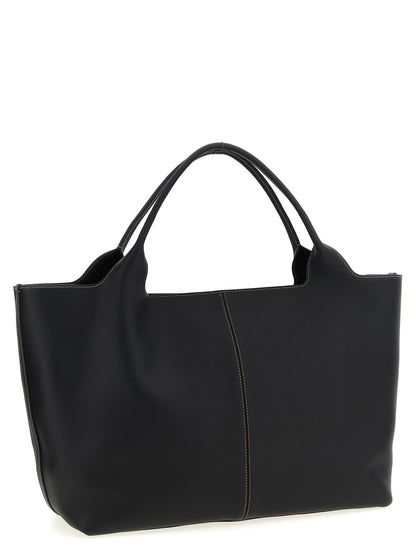 Tod's Schwarze Kalbsleder-Tasche