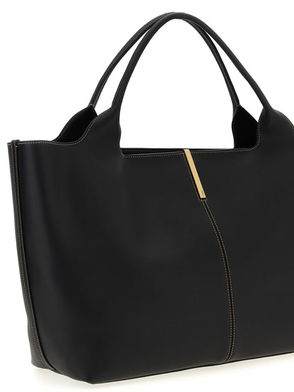 Tod's Schwarze Kalbsleder-Tasche
