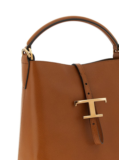 Tod's Braune Kalbsleder-Handtasche
